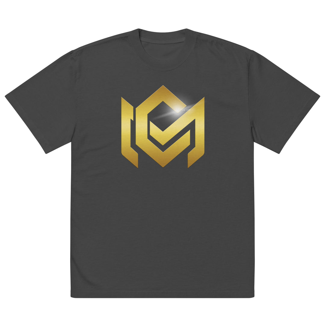 CM Gold Logo Oversized faded t-shirt