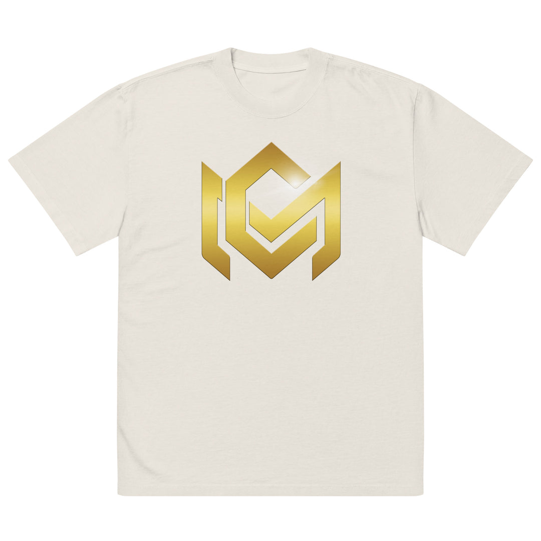 CM Gold Logo Oversized faded t-shirt