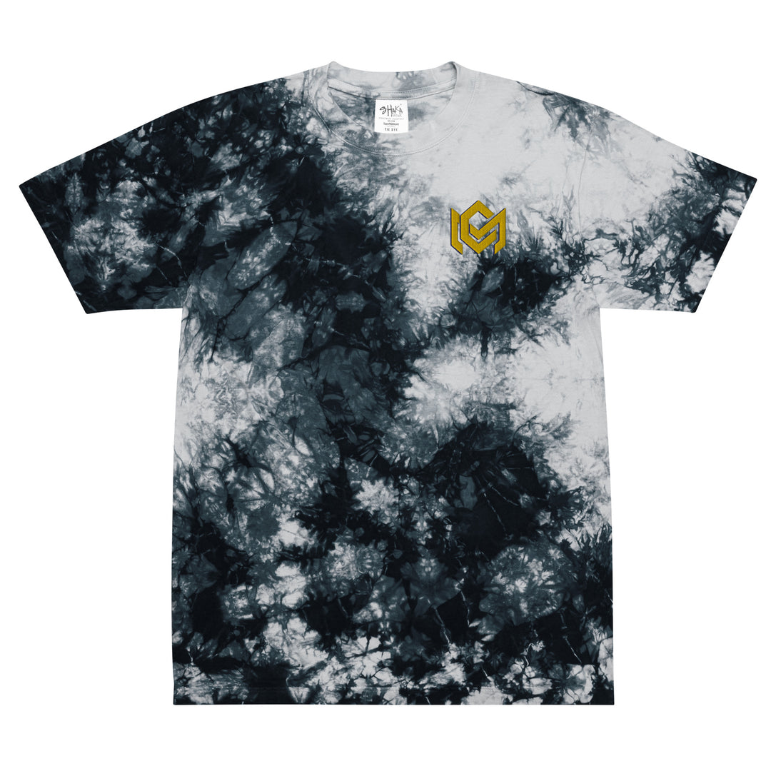 CM Logo Oversized tie-dye t-shirt