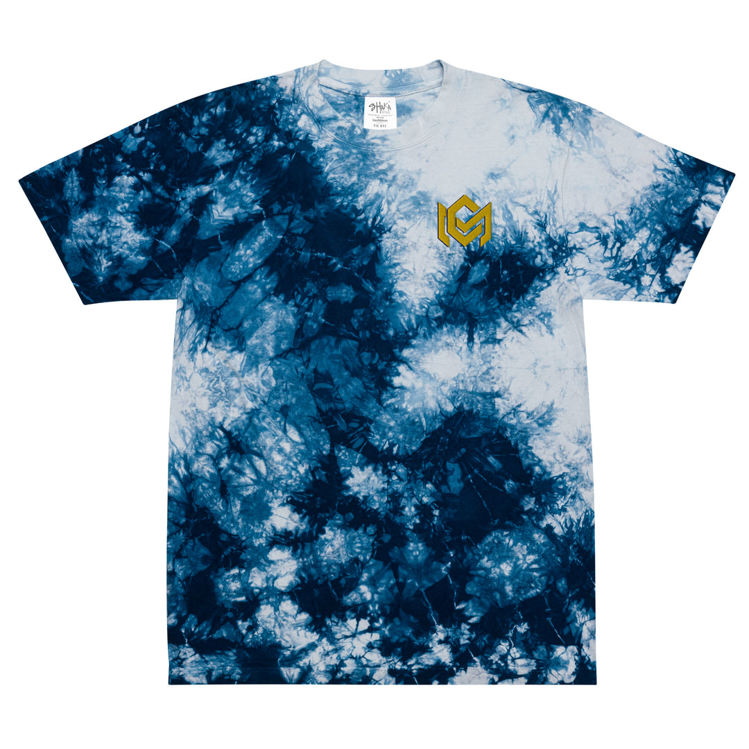 CM Logo Oversized tie-dye t-shirt