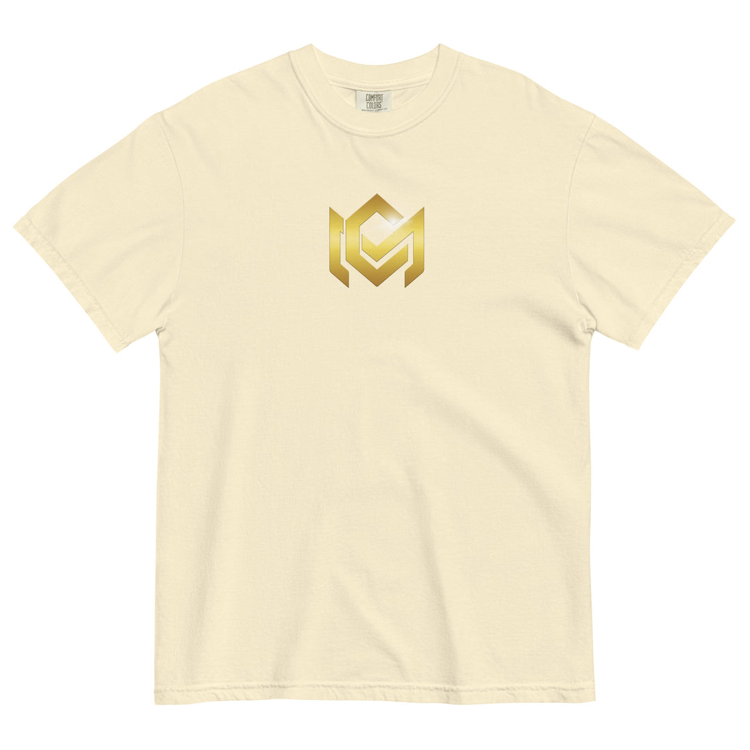 CM Gold Logo Unisex garment-dyed heavyweight t-shirt